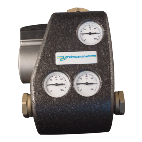 Ackumulatorstyrning för Vedpanna