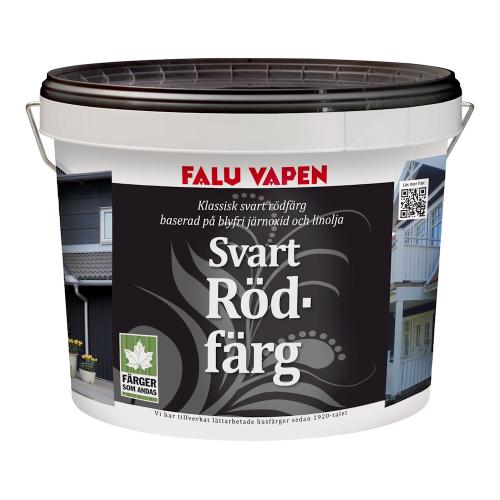 Rödfärg Kokt 10L Svart Falu Vapen