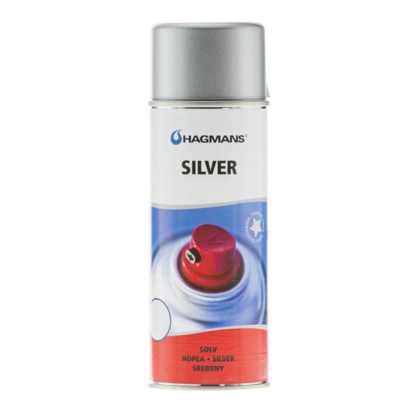 Spraymaling 0,4 Liter Sølv Hagmans