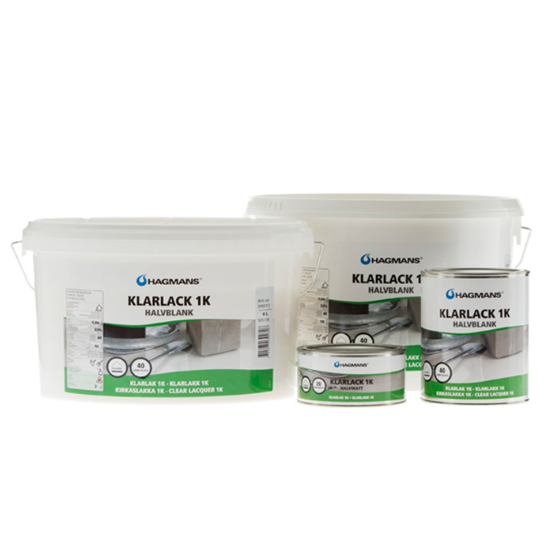 Klarlack 1K 40 Glans 0,3 Liter Hagmans- 39070