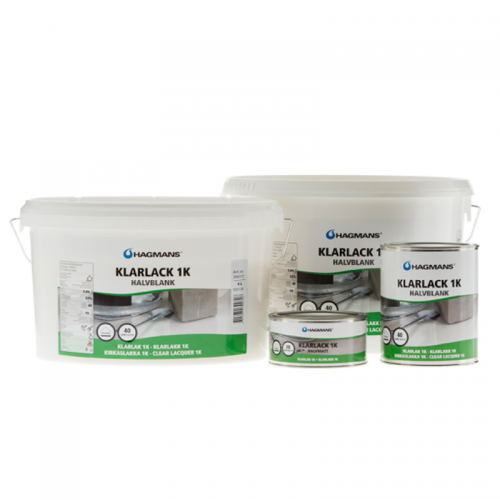 Klarlack 1K 40 Glans 0,3 Liter Hagmans- 39070