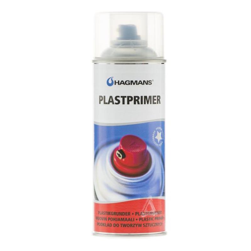 Spraymaling Plastprimer 0,4 Liter Hagmans