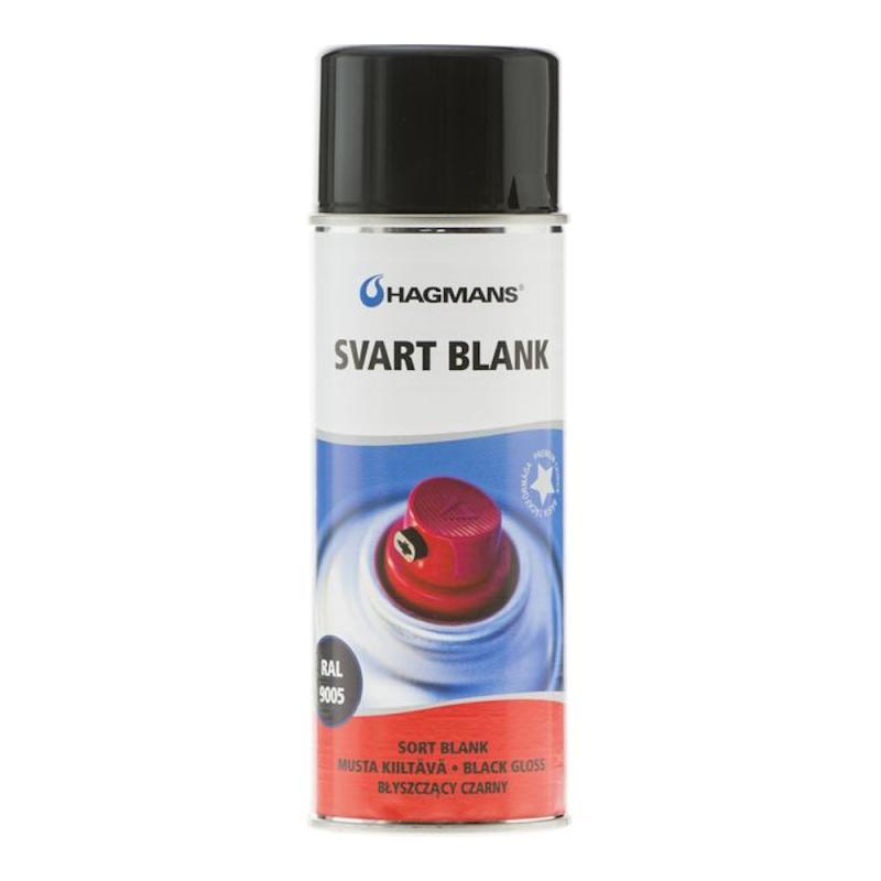 Spraymaling 0,4 Liter Sort Glans Hagmans