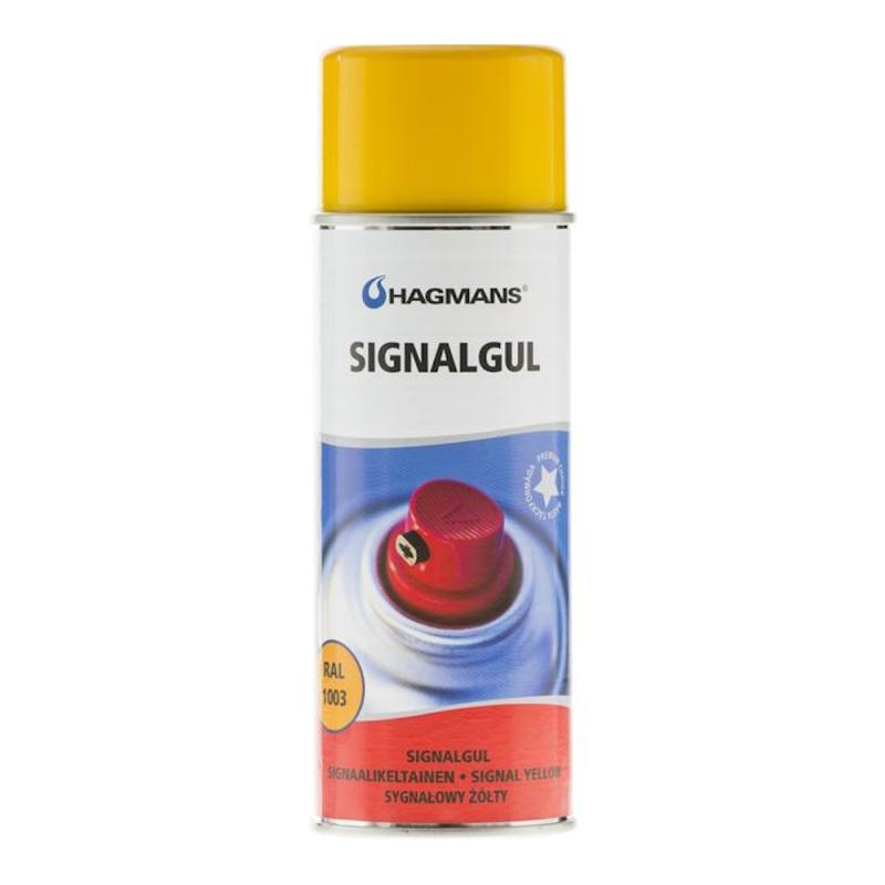 Spraymaling 0,4 Liter Signalgul Hagmans