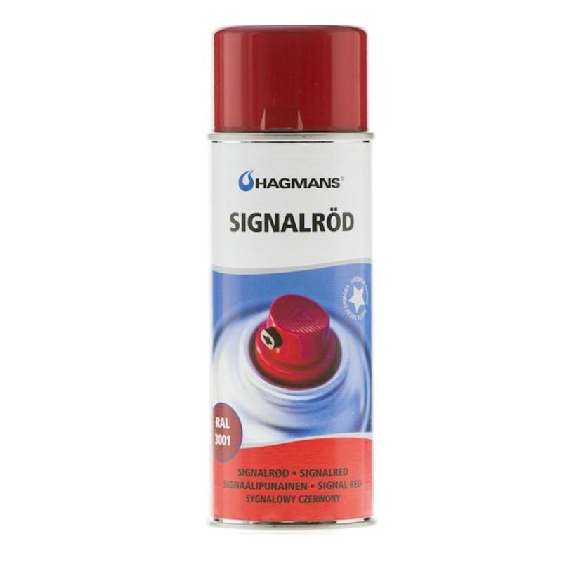 Spraymaling 0,4 Liter Signalrød Hagmans