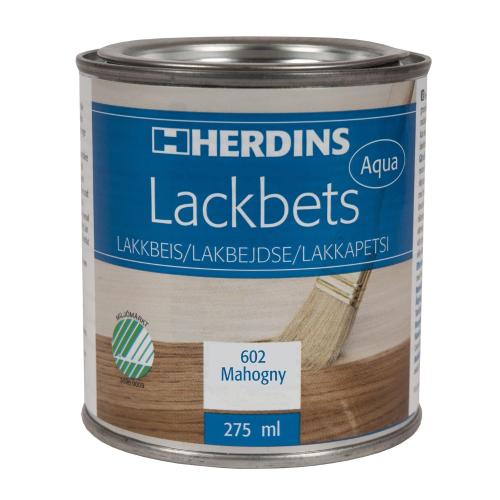 Lackbets Aqua 602 Mahogny 275ml, Herdins