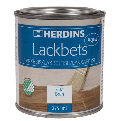 Lackbets Aqua 607 Brun 275ml, Herdins