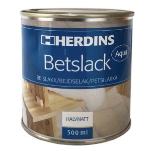 Betslack Aqua Halvmatt 500ml, Herdins