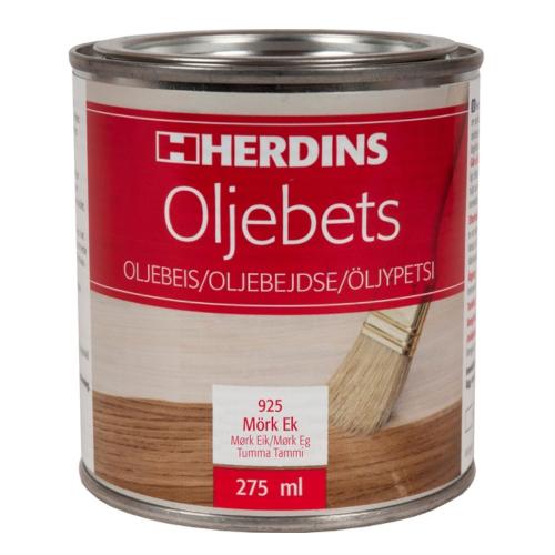 Oljebets 925 Mörk Ek 275ml, Herdins