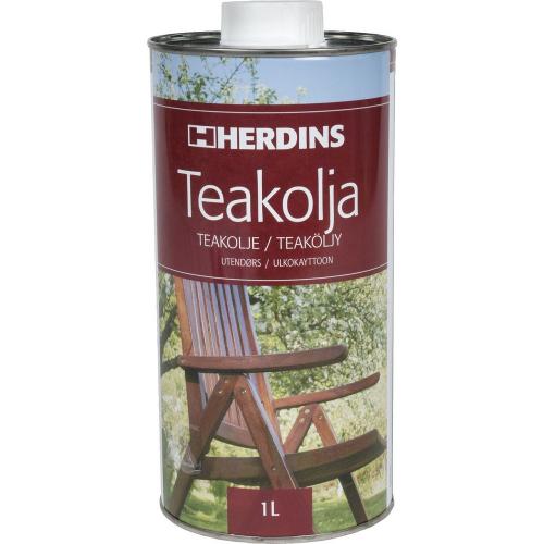 Teakolja utomhus 1L, Herdins