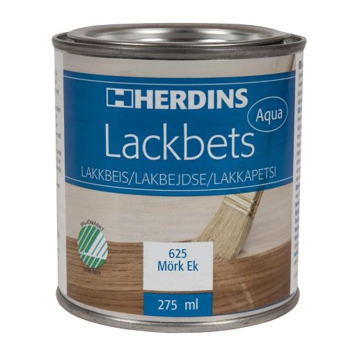 Lackbets Aqua 625 Mörk Ek 275ml, Herdins