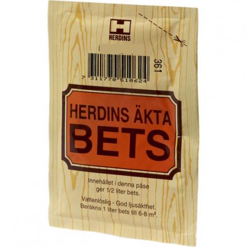 Herdins Betsfärg Mörk Antik Ek Äkta 84 12g