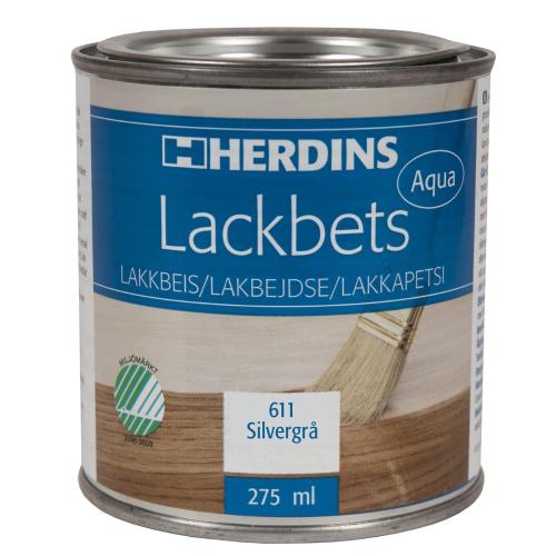 Lackbets Aqua 611 Silvergrå 275ml, Herdins