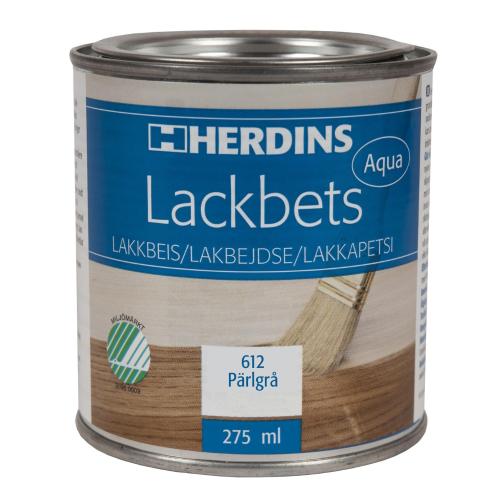 Lackbets Aqua 612 Pärlgrå 275ml, Herdins