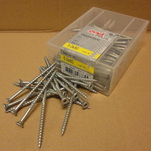 Træskrue 4,0x30mm 200stk Dynaplus