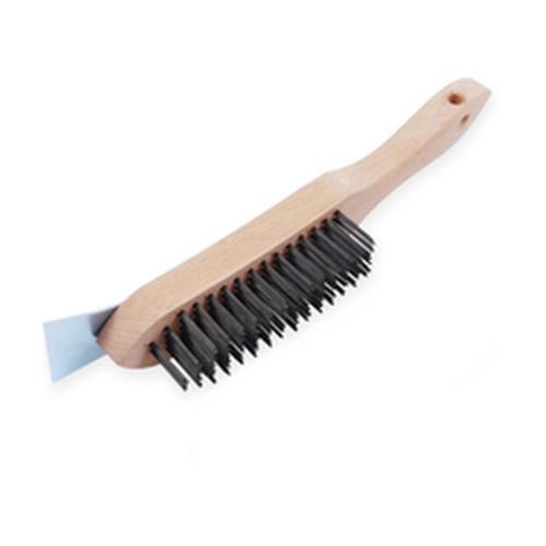 Stålbørste 6-Rækket Med Skraber Basic QPT