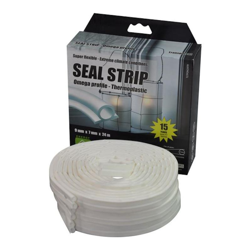 Tætningsliste Omega 7mmx9mmx24m Termoplastiske Hvid Stokvis Tapes
