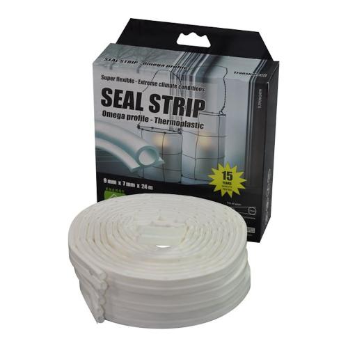 Tætningsliste Omega 7mmx9mmx24m Termoplastiske Hvid Stokvis Tapes