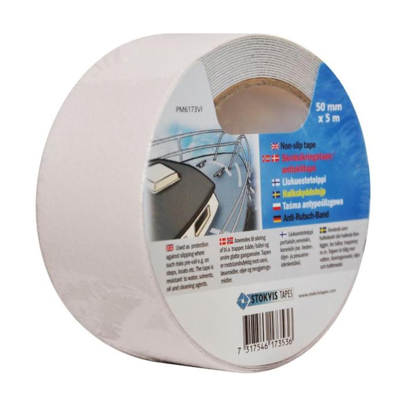 Skridsikker Tape 50mmx5m Hvid Stokvis Tapes