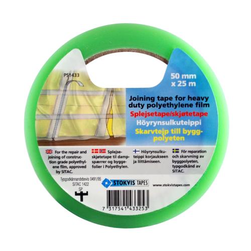 Skarvtejp Till Byggpolyeten 50mmx25m, Stokvis
