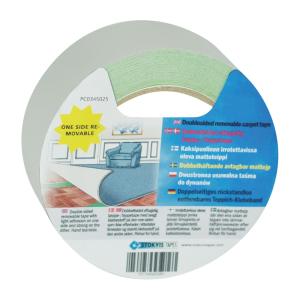 Tejp Dubbelhäft Hög/Låg 12mmx25m Grön Stokvis Tapes