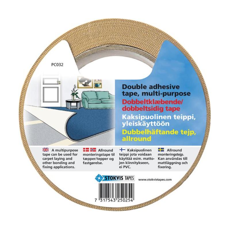 Dobbeltklæbende Tape Allround 50mmx25m Stokvis Tapes