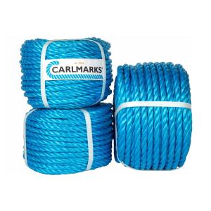 Reb Pacflex 3-Trådet PP Mini-Reb 12mmx30m Blå Carlmarks