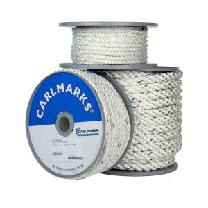 3-Trådet Tarzan 12mmx20m Polyester Hvid Carlmarks