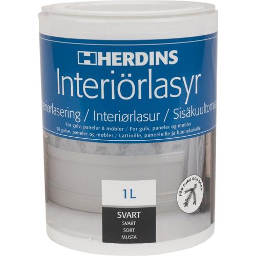 Interiörlasyr Svart 1L, Herdins