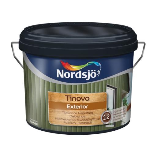 Fasadfärg Tinova Exterior Svart 1L, Nordsjö