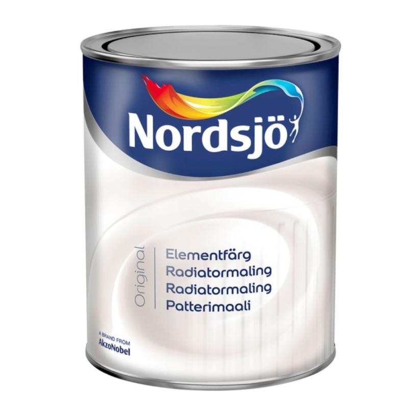 Elementfarve Original Hvid Indendørs 1L, Nordsjö
