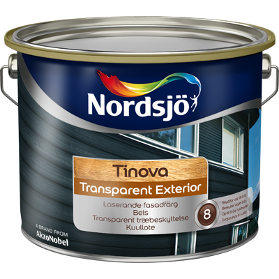 Lasyr Tinova Exterior Svart 2,5L, Nordsjö