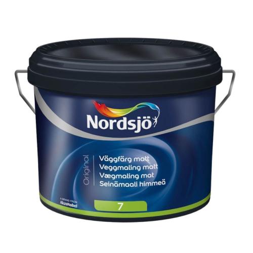Väggfärg Orginal Vit Matt G7 2,5L, Nordsjö