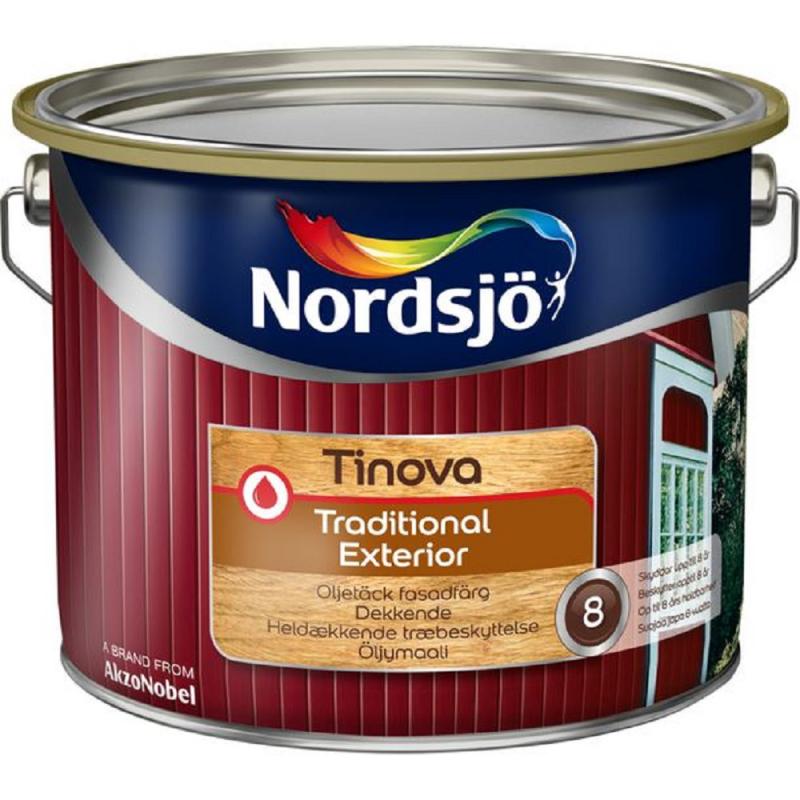 Olie Topcoat 337 Sort Tinova Trad Ext UT G30 2,5L, Nordsjö