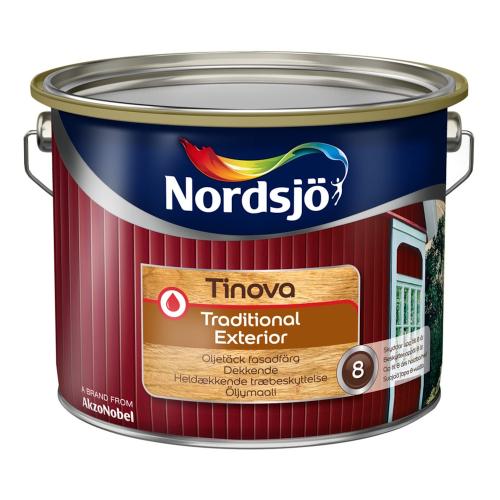 Träfasadfärg Tinova Tradition Exterior Utomhus 1L Base White Nordsjö