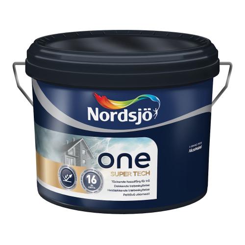 Fasadfärg One Super Tech G25 Utomhus 5L Vit Nordsjö
