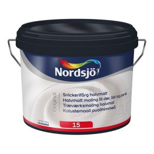 Tømrermaling Original Semimat Base White G15 Indendørs 2,5L Hvid Nordsjö