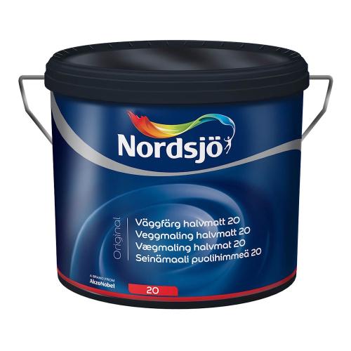 Vægmaling Original G20 Halvmat 1L Hvid Nordsjö