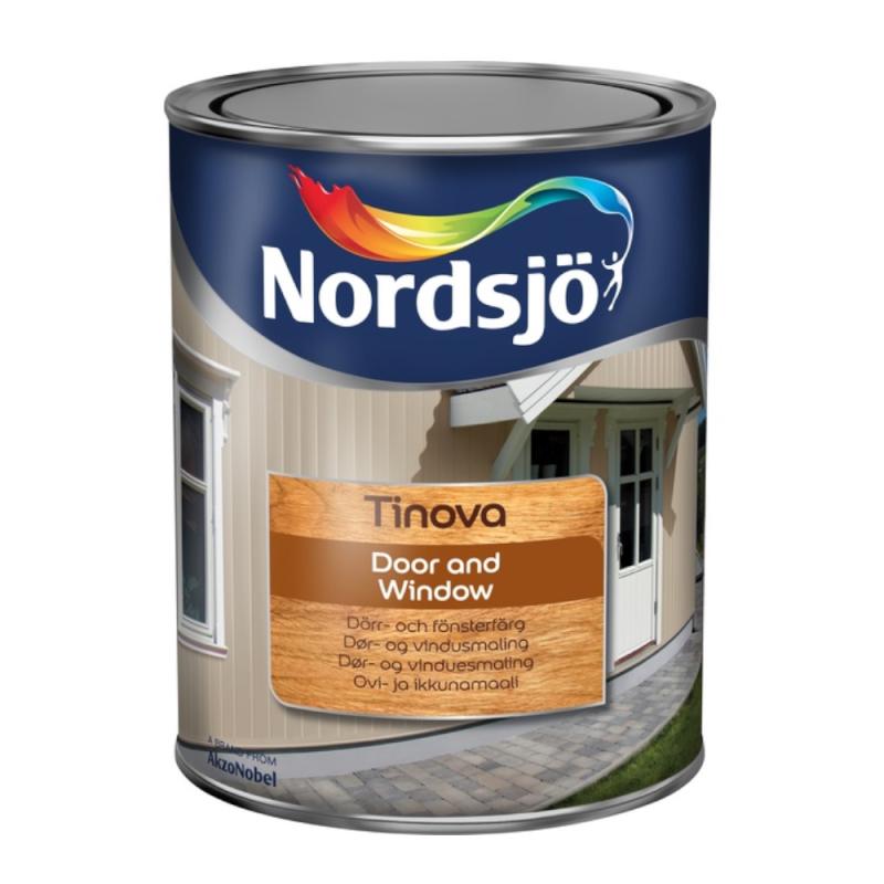 Dør Og Vinduesmaling Tinova Hvid 1L, Nordsjö