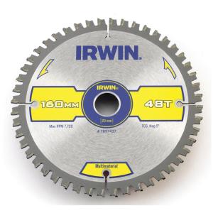 Saw Blade Multi, 160x20mm, 48 Teeth, 16mm Hole, Irwin