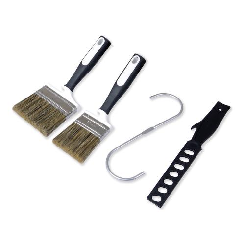 Brush Set 2-Component Handle Easy Ute 70/100mm 2pcs QPT