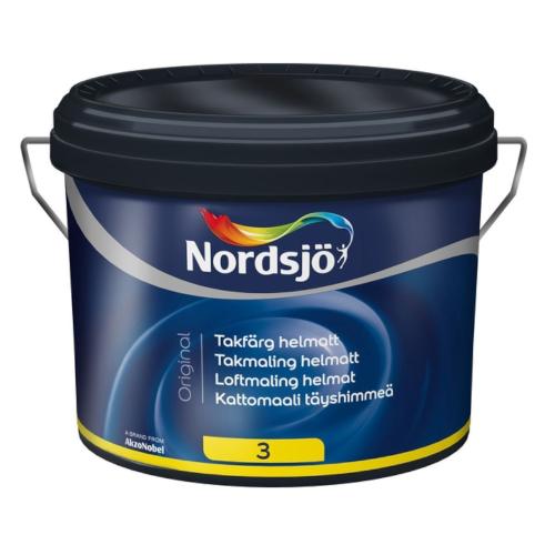 Tak & Väggfärg Original Helmmatt 3 BW Inomhus 2,5L, Herdins