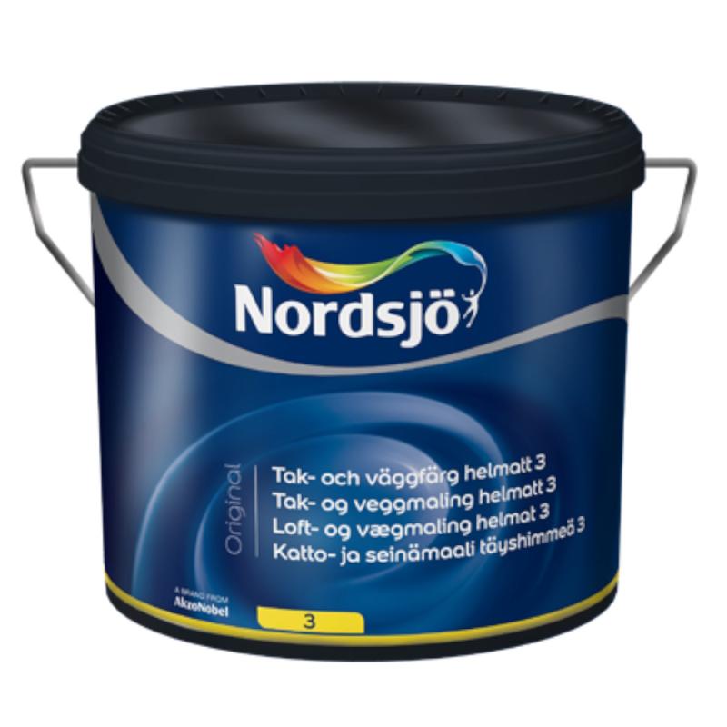 Tak & Väggfärg Original Helmmatt 3 BW Inomhus 10L, Herdins