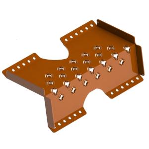 Tagtrin Til Profilerede Pladetage Teglrød 15stk CWL