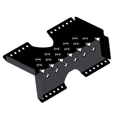 Tagtrin Til Profilerede Pladetage Sort 15stk CWL