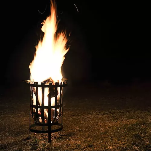 Eldkorg, Grill Med Galler & Markplåt