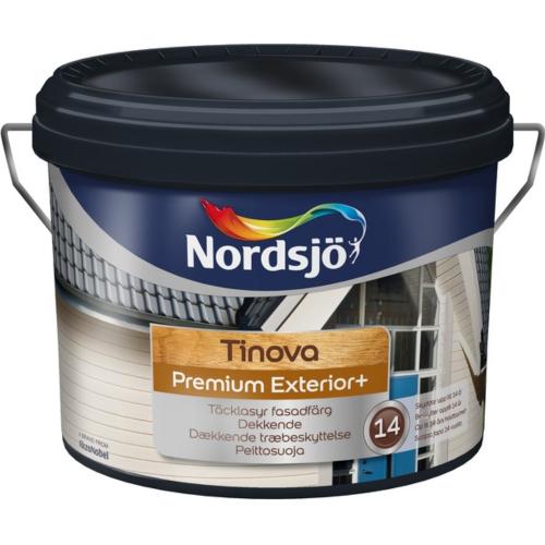 Fasadfärg Tinova Premium Exterior Vit 10L