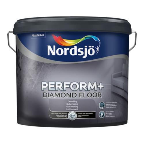 Gulvmaling Perform+ Diamond 2.5 Hvid Nordsjö