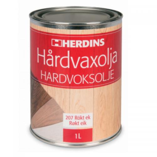 Hårdvaxolja Pigmenterad Rökt-Ek 1L, Herdins