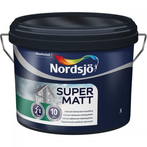 Fasadfärg Super Matt Vit 10L, Nordsjö 5246107